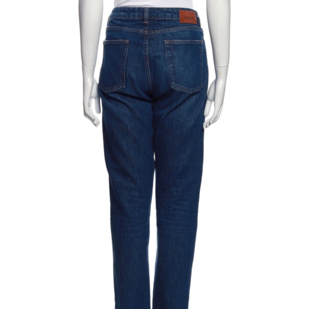 Sézane blue denim Button fly straight leg size 26